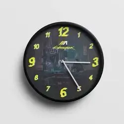 Gaming Wall Clock Cyberpunk 2077