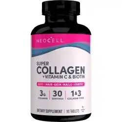 NEOCELL Super Collagen + Vitamin C & Biotin - 90 Tablets