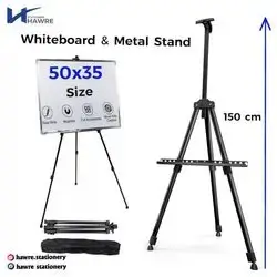 White Board & Stand 50 × 35 cm