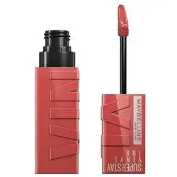 Maybelline New York Super Stay Vinyl Ink Longwear Transfer Proof Gloss Lipstick, 15 PEACHY