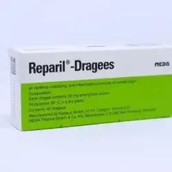REPARIL - DRAGEES ANTI-INFLAMMATORY PRINCIPLE OF NATURAL ORIGIN 40 TABLETS MADE IN GERMANY