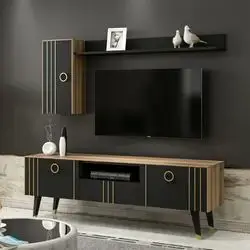 Minoty Tv Unit-Dore Black Gold