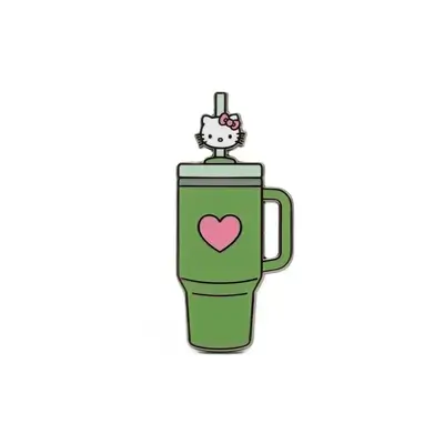 Hello Kitty Green Water Bottle