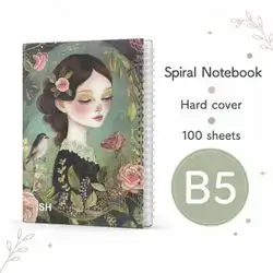Hardcover Spiral Notebook – B5 | 100 Sheets