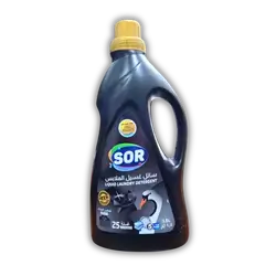 Liquid laundry detergent, black, 1.5 liters