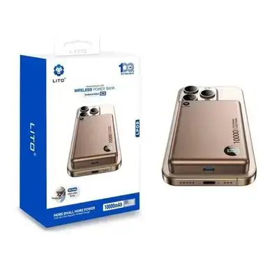 Power Bank Lito 10K Mah LP08 Wireless Desert