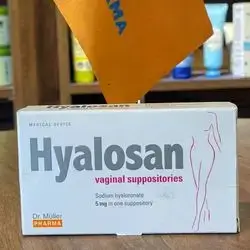 hyalosan vaginal suppositories sodium hyaluronate 5mg in one suppository 10vaginal suppositories