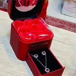 Elegant Red Gift Box