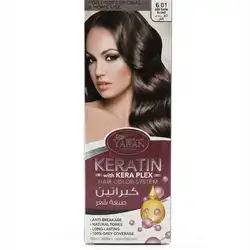 YARAN KERATIN with KERA PLEX HAIR COLOR SYSTEM - 6.01 ASH DARK BLOND