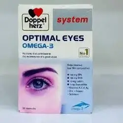 OPTIMAL EYES +OMEGA-3 capsule Doppel herz