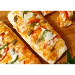Italian Shawarma Chicken Saj Pizza