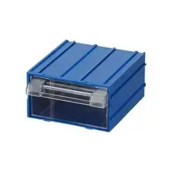 Box With Drawers  Blue