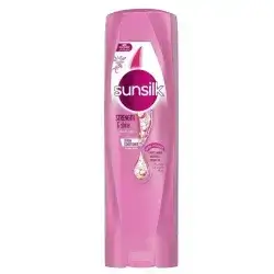 Sunsilk Conditioner, For Weak & Dull Hair, Strength & Shine With Provitamin B5, Argenine, & Coconut Oil 350ml