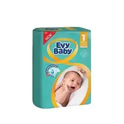 Evy Baby Twin Diaper No 1 Maxi 1-2.5 Kg 60 Pcs
