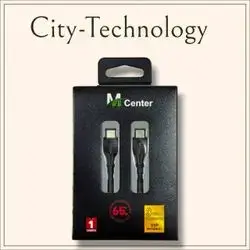 Cable (TYPE C TO TYPE C) original (M Center) guarantee 1 year (1M Lenghth) 65 W
