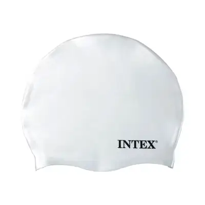 INTEX Aquaflow Silicone Swim Cap – White