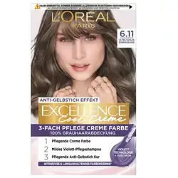 LOREAL PARIS Excellence Cool Creme 6.11 Ultra Ash Dark Blond