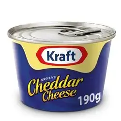 Kraft Cheddar Proces Cheese Tin190G