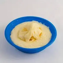 Rice Blaban With Ice Cream