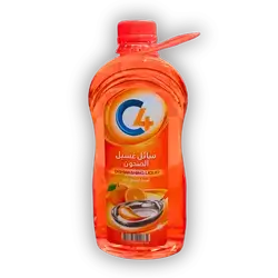 C4 Dishwashing Liquid Orange 2 Liters