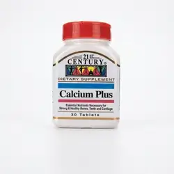 21st CENTURY Calcium Plus (30 Tablets)