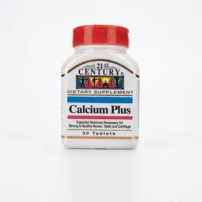 21st CENTURY Calcium Plus (30 Tablets)