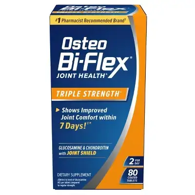 Osteo Bi-Flex Triple Strength Joint Health Tablets - 80ct: Glucosamine Hydrochloride 1500mg