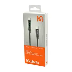 Mcdodo Ca-110 Digital Hd 100W Pd Fast Charge Type-C To Type-C Data Cable 100W