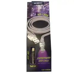 Cable MoXom Iphone 1m LED
