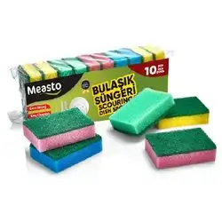 Measto Sponge Scouring Dish 10pcs