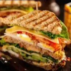 Egg and Turkey Sandwich