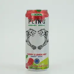 Pling Cherry And Lemon Mint Energy Drink 330Ml
