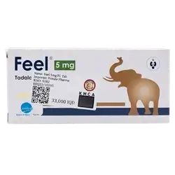 Feel (Tadalafil 5mg) 30 Tablets _ Joriver