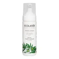 ECOLATIER ORGANIC CANNABIS FACIAL FOAM CLEANSER SKIN FIRMING - 150 ML