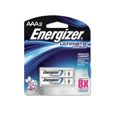 Energizer Ultimate Lithium AAA Battery, 1.5V (Pack Of 2)