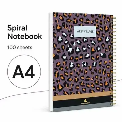 NOTEBOOK A4,100 sheet ,carton cover.