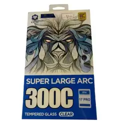 LITO 300C Super Large Arc Clear Tempered Glass Screen Protector (iPhone 17 pro)