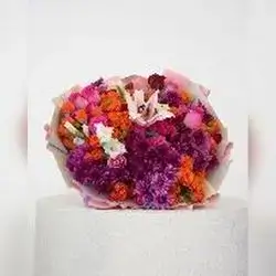 Colorful Round Flower Arrangement