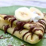 Pistachio & Banana Crepe Nutella