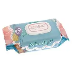 Number 1 Al Cohol Free Wet Wipes 90 Pcs
