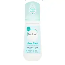 Femfresh Pure Freshness & Hydration Daily Intimate Foam Wash – Fragrance free Feminine Hygiene Shower Foam with Rose & Cotton Flower Extracts – pH Balanced, Soap Free - 150ml