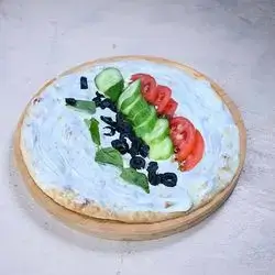 Labneh and Vegetable Manakish