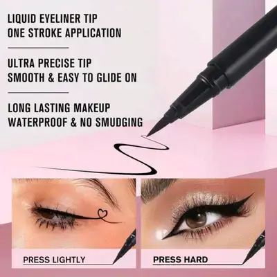 SUAKE 1pc Matte Black Eyeliner Pencil