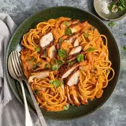 Fried Chicken Pasta