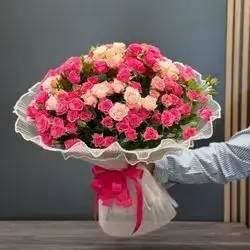 Natural Baby Rose Mixed Bouquet