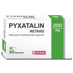 pyxatalin retard mebeverine 200mg 30 capsules