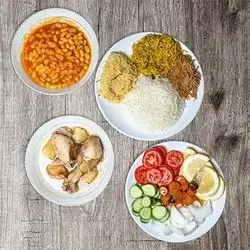 Boiled chicken And Rice