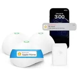 Meross Smart Water Leak Sensor Kit with Hub (Works with Apple HomeKit & SmartThings)