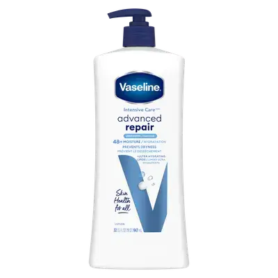 Vaseline Intensive Care Lotion, Advanced Repair Unscented, 32 fl oz 947 ML