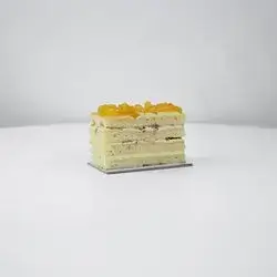 Mango Rectangular Cake Piece